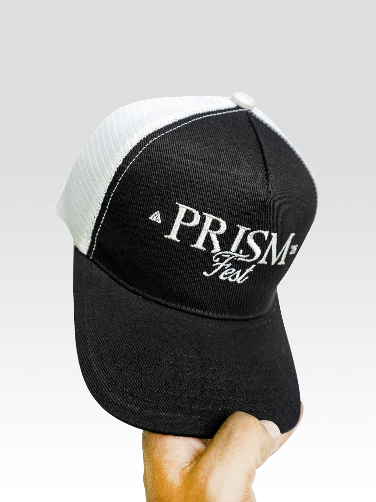 Black Mesh PrismFest - 5 Panel Medium Profile