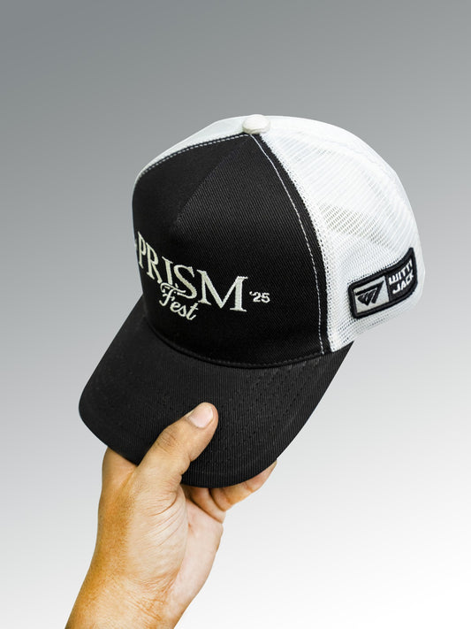 Black Mesh PrismFest -  5 Panel Medium Profile